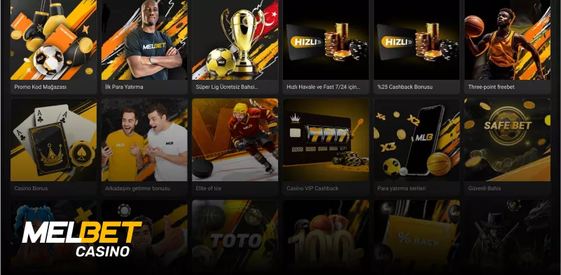 Promoções semanais exclusivas no Melbet